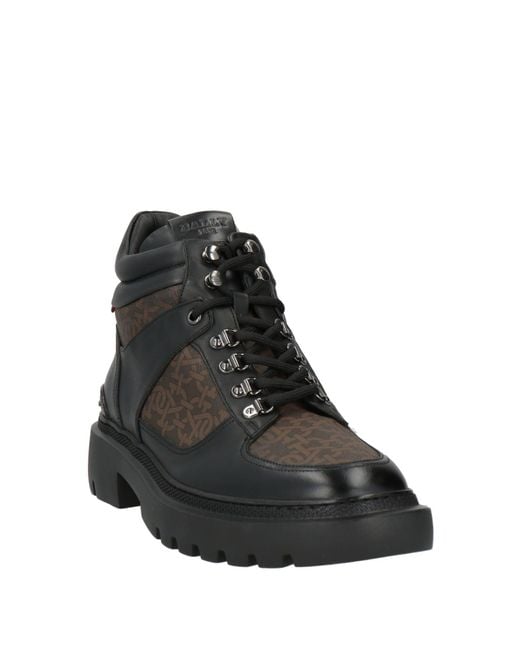 Bally Black Ankle Boots Calfskin for men