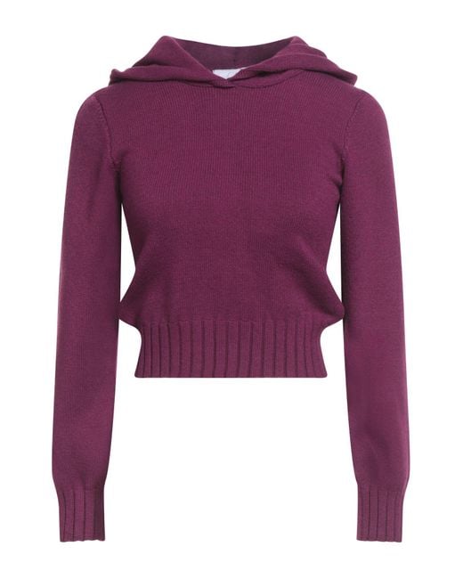 Soallure Purple Sweater Viscose, Polyester, Polyamide