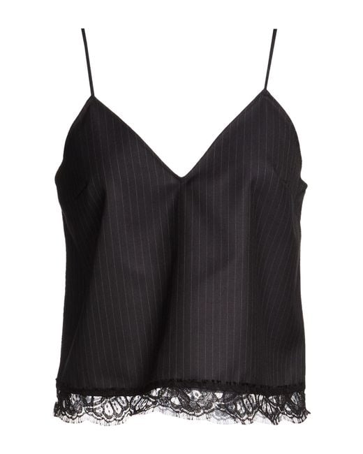 McQueen Black Top Wool