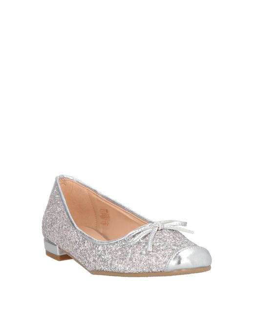 Divine Follie White Ballet Flats