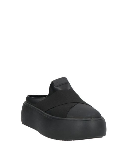Fessura Black Mules & Clogs
