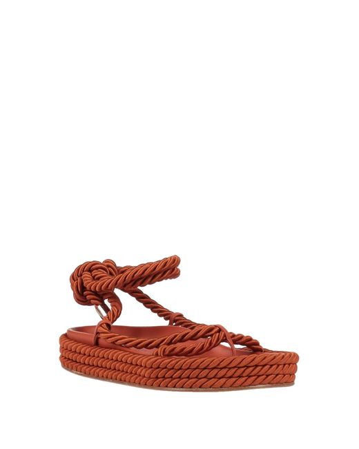 STUDIO AMELIA Red Thong Sandal