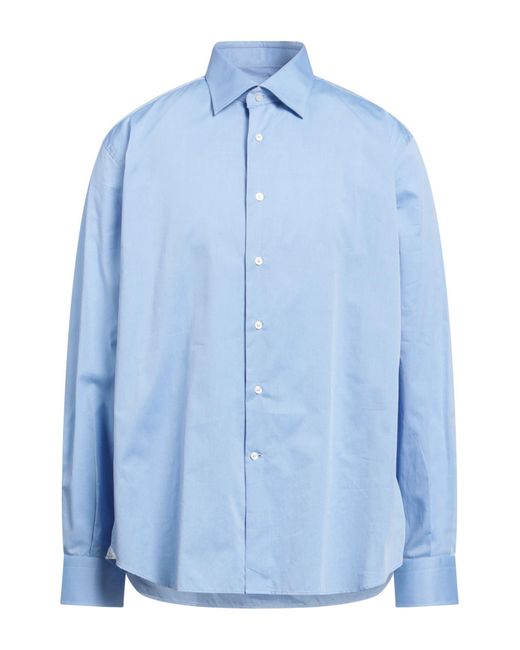 Del Siena Blue Shirt for men