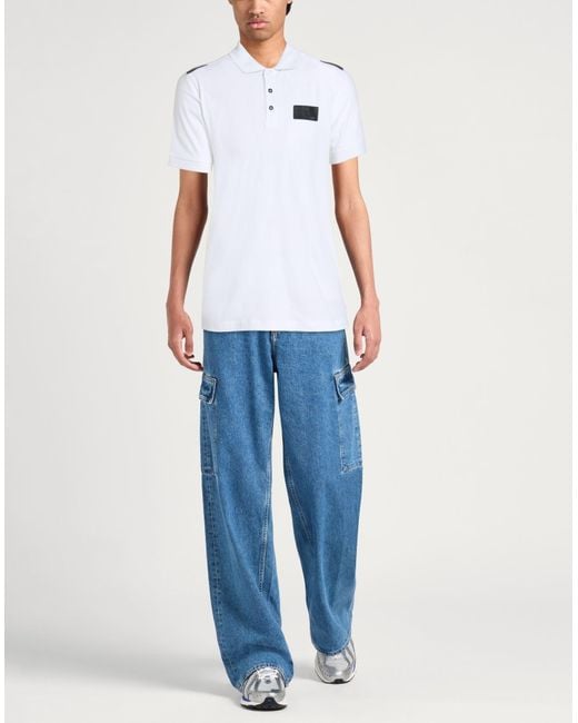 Polo EA7 de hombre de color White