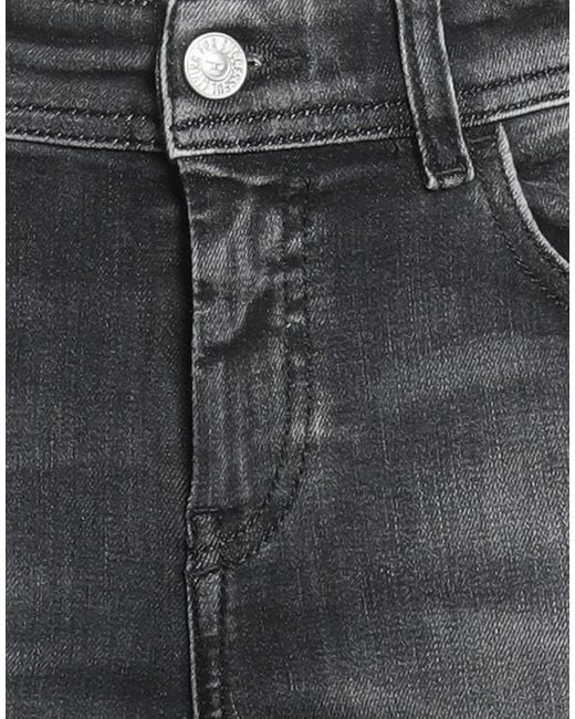 DIESEL Gray Jeans Cotton, Polyester, Elastane