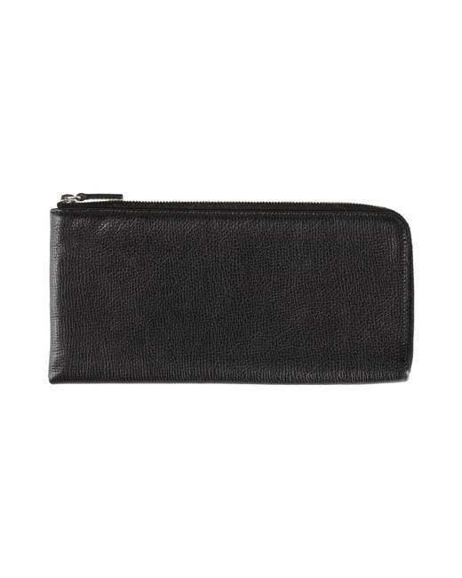 Doucal's Black Document Holder Leather for men