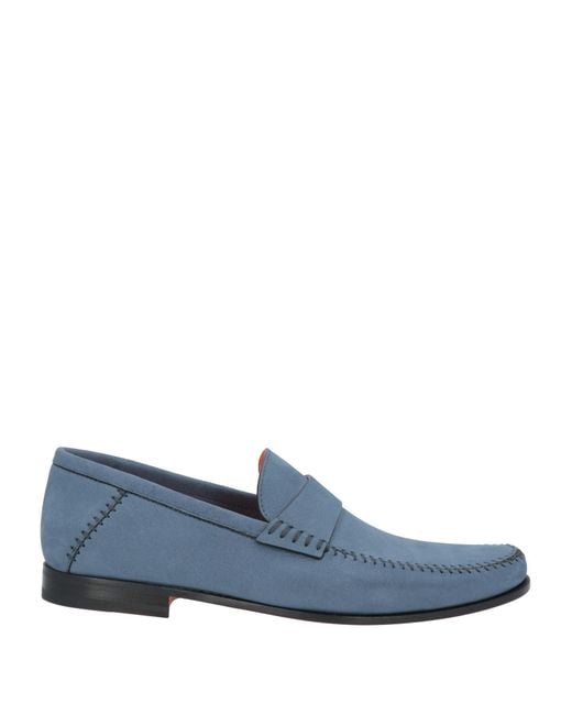 Santoni Blue Loafer for men
