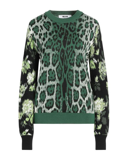 MSGM Green Jumper