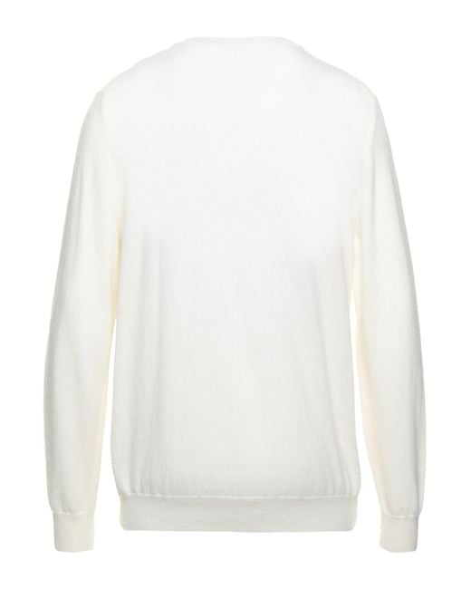 Harmont & Blaine White Ivory Sweater Merino Wool, Viscose, Polyamide, Cashmere for men