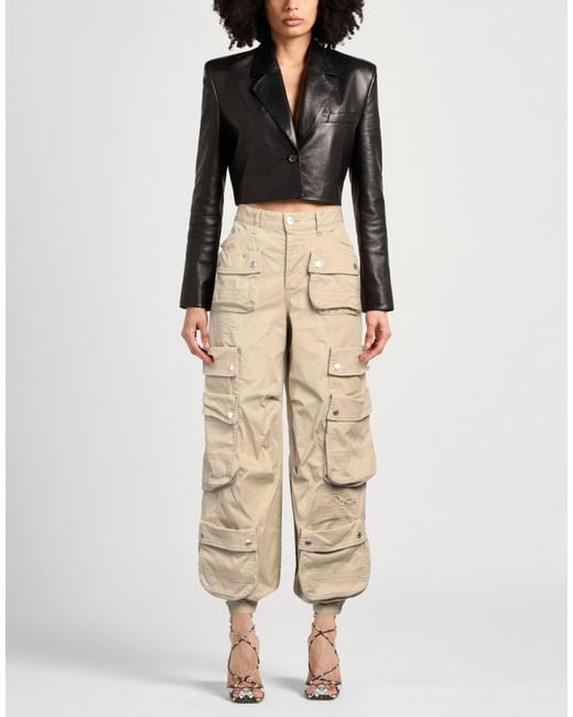 DSquared² Natural Pants Cotton, Elastane