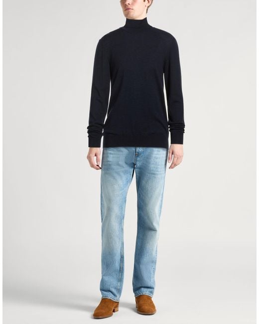 Les Deux Blue Turtleneck for men
