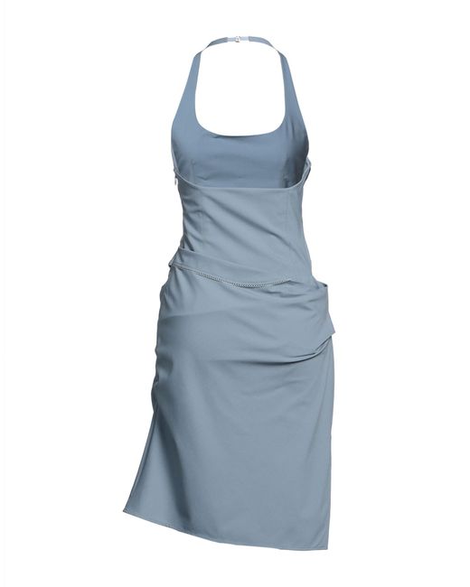 Jacquemus Blue Mini Dress