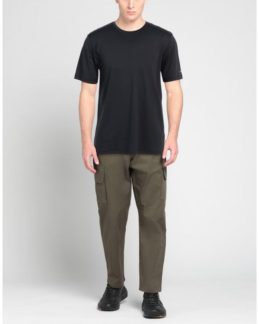 People Of Shibuya Black T-Shirt Polyamide, Elastane for men