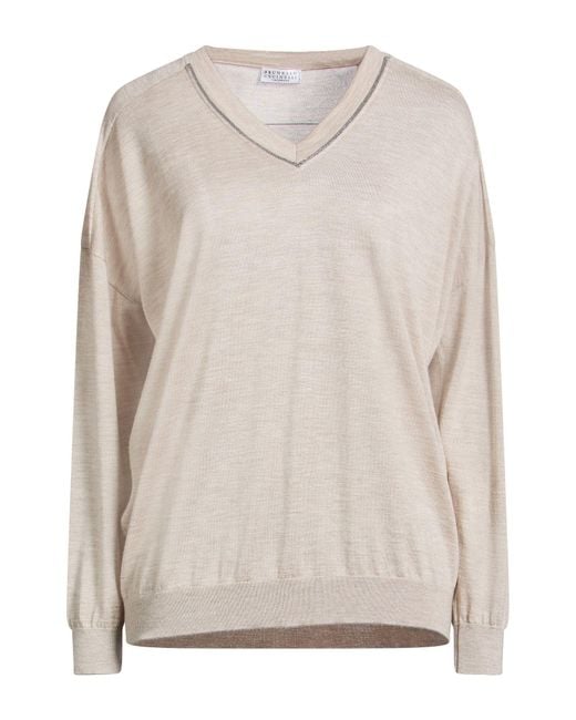 Brunello Cucinelli Natural Jumper