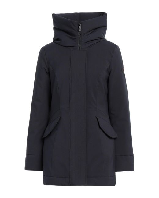 Peuterey Blue Midnight Puffer Polyethylene, Elastane