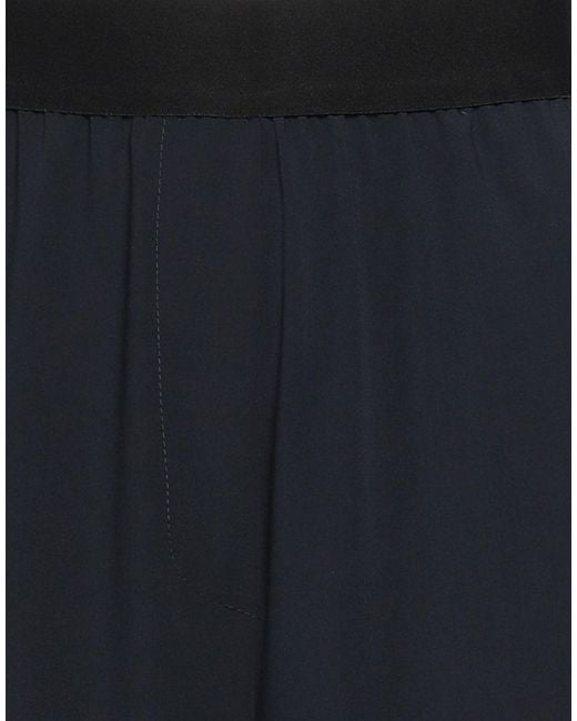 RUE DU BAC Blue Pants Polyester, Viscose, Elastane