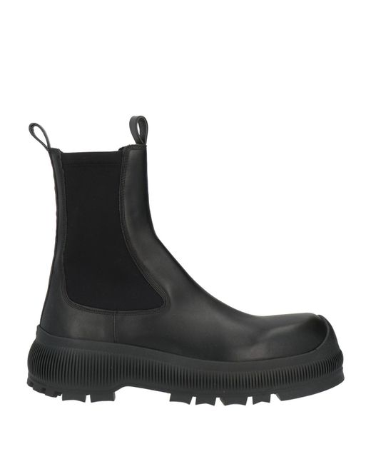 Jil Sander Black Ankle Boots for men