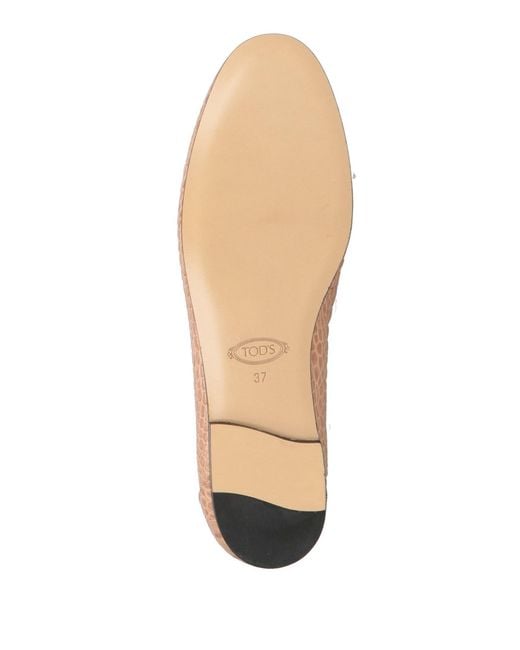 Tod's Pink Loafers
