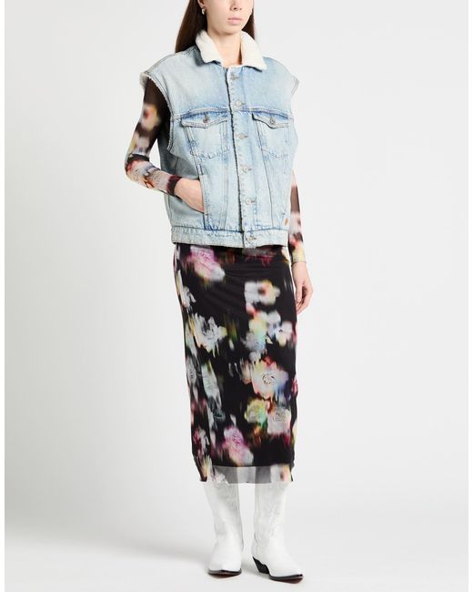 Philosophy Di Lorenzo Serafini Blue Denim Outerwear Cotton