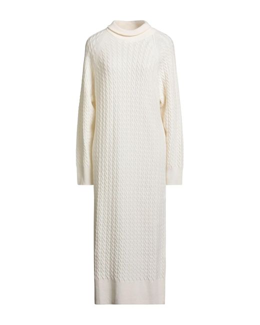 Lamberto Losani White Maxi-Kleid