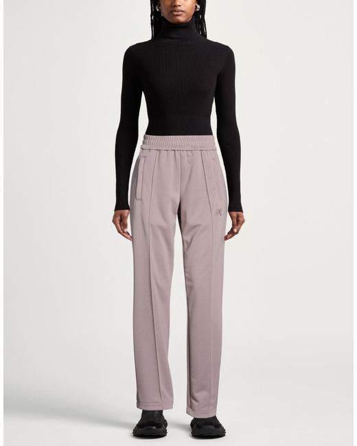 Palm Angels Purple Pants Polyester