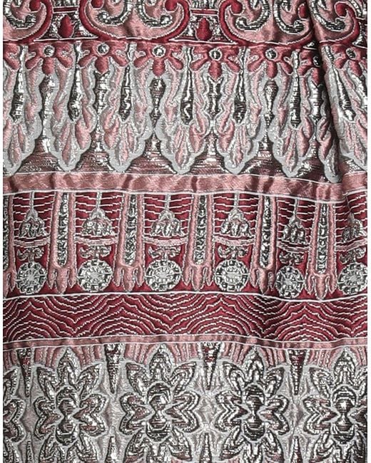 Alberta Ferretti Red Mini Skirt Polyester, Polyamide, Silk