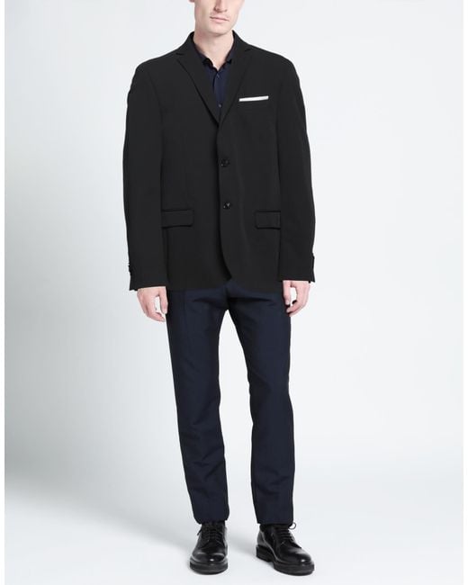 Daniele Alessandrini Black Blazers for men