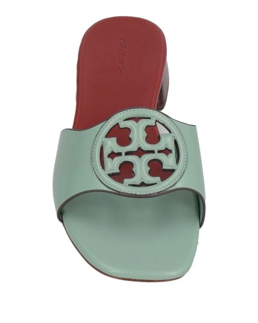 Tory Burch Green Sandals