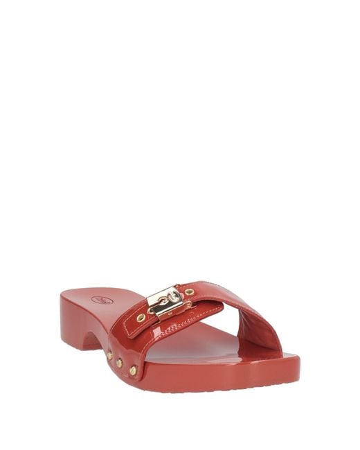 Scholl Red Sandals