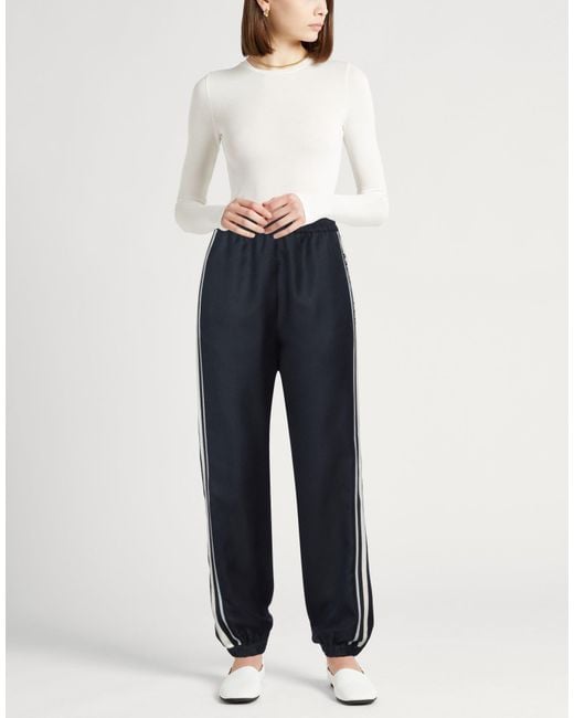 Moncler Blue Pants Viscose, Polyester