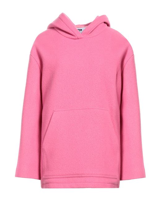 MSGM Pink Sweatshirt Virgin Wool, Polyamide