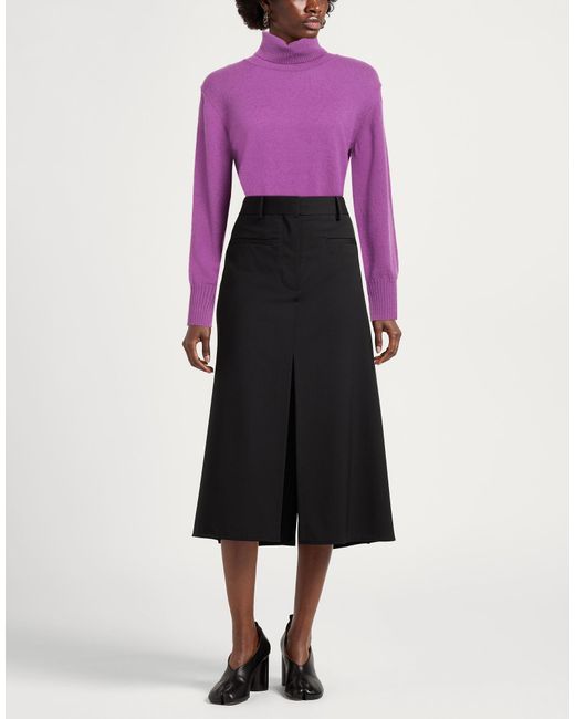 Alpha Studio Purple Turtleneck