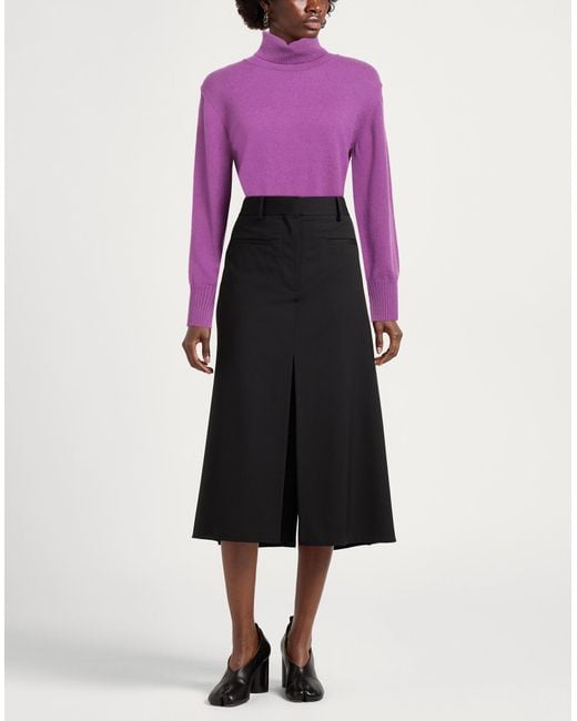 Alpha Studio Purple Turtleneck