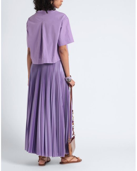 MAX&Co. Purple Maxi Skirt