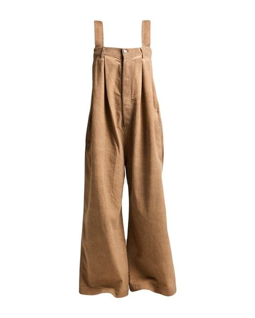 Uma Wang Brown Dungarees