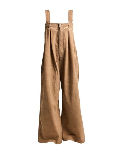 Uma Wang Brown Dungarees