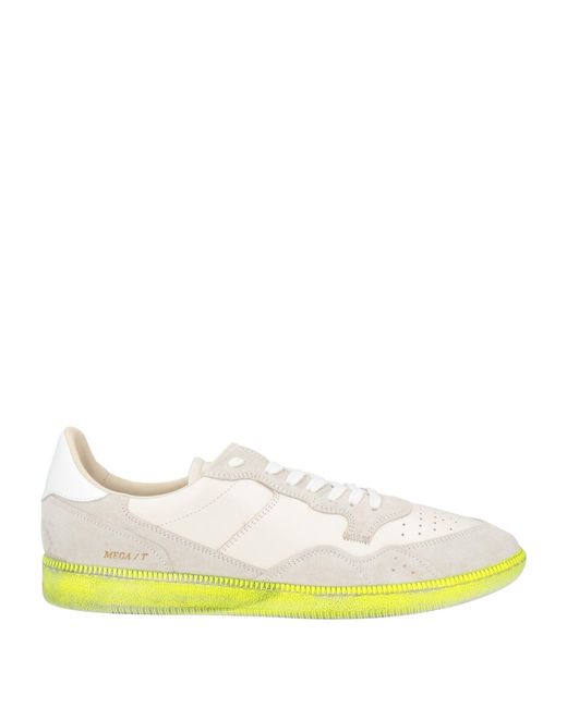HIDNANDER Yellow Sneakers Leather for men