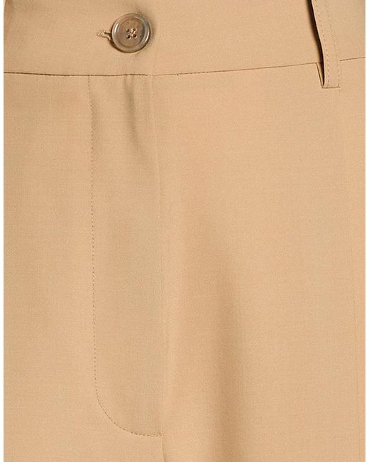 Marni Natural Pants Polyester, Virgin Wool, Elastane