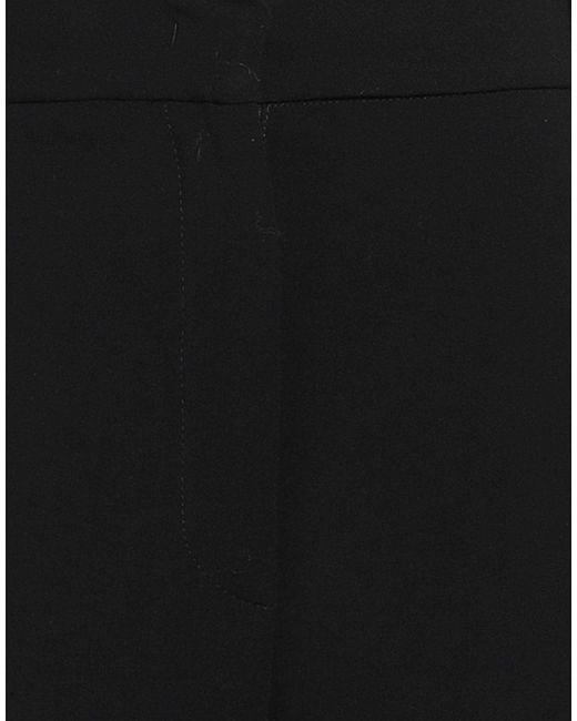 RUE DU BAC Black Pants Polyester, Viscose, Elastane