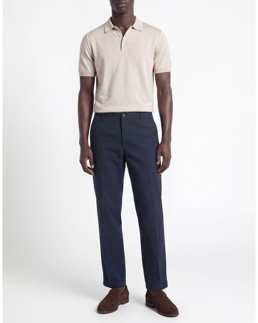 Squad² Blue Pants Cotton, Elastane for men