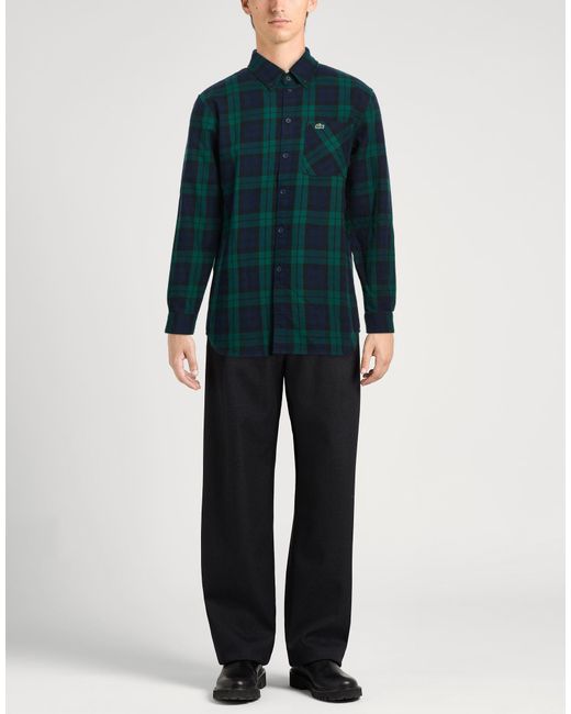 Lacoste Blue Shirt Cotton for men