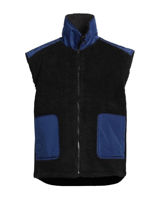 Karl Lagerfeld Blue Shearling & Teddy for men
