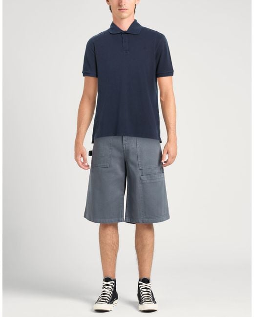 Manuel Ritz Blue Midnight Polo Shirt Cotton for men