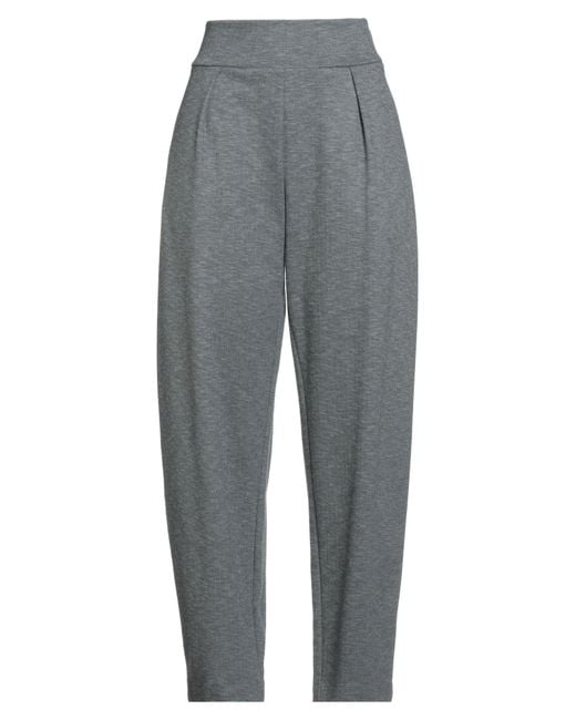 Niu Gray Pants Cotton, Polyester, Viscose, Elastane, Modal
