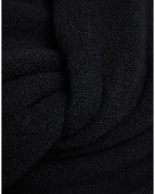 Rick Owens Black Sweater Alpaca Wool, Polyamide, Wool, Elastane