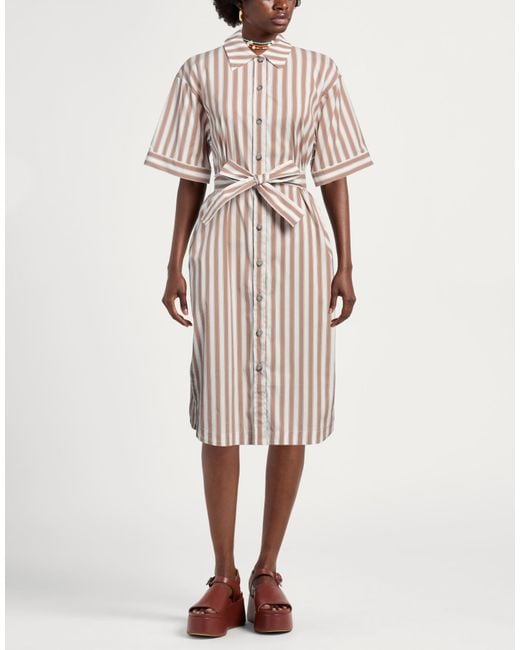 Peserico White Midi Dress
