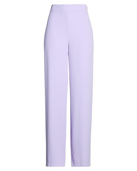 Patrizia Pepe Purple Lilac Pants Polyester
