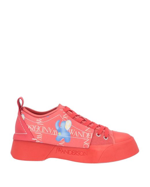 J.W. Anderson Red Trainers for men