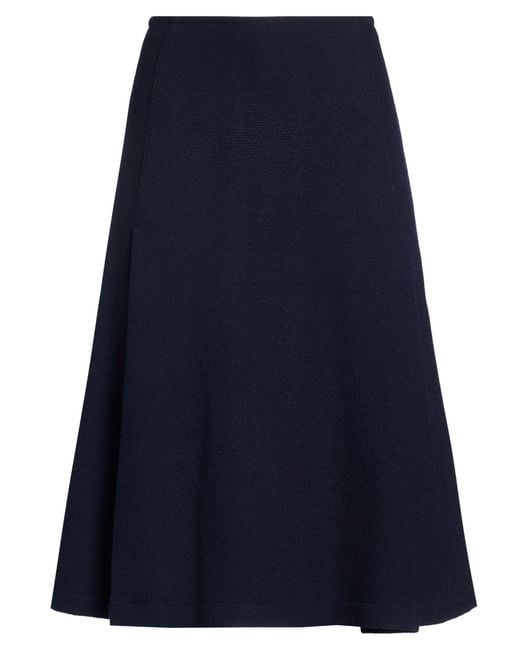 Bruno Manetti Blue Midi Skirts