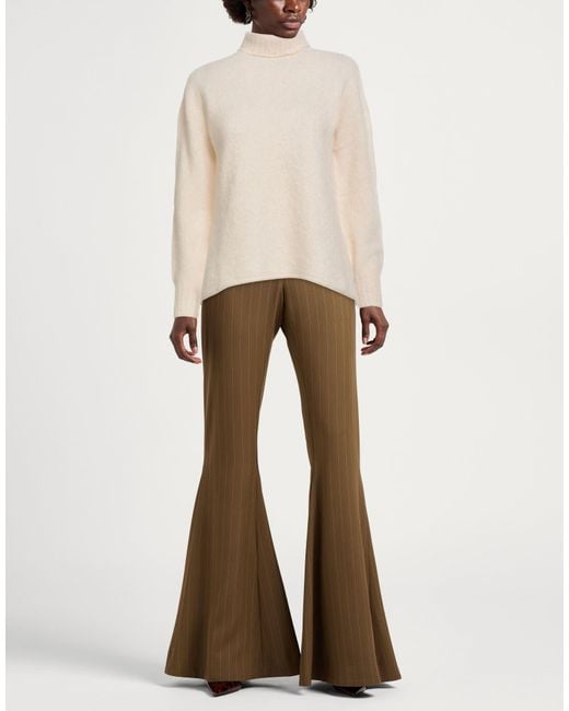 Drumohr White Turtleneck Cashmere, Silk